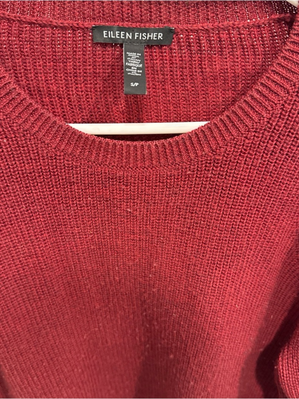 Eileen Fisher fine merino wool pull over sweater - Picture 2 of 9